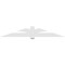 Ekena Millwork Redmond Architectural Grade PVC Gable Bracket, 96"W x 16"H x 4"D x 6"F, 4/12 Pitch GBP096X16X0406RED00 - alternate 5